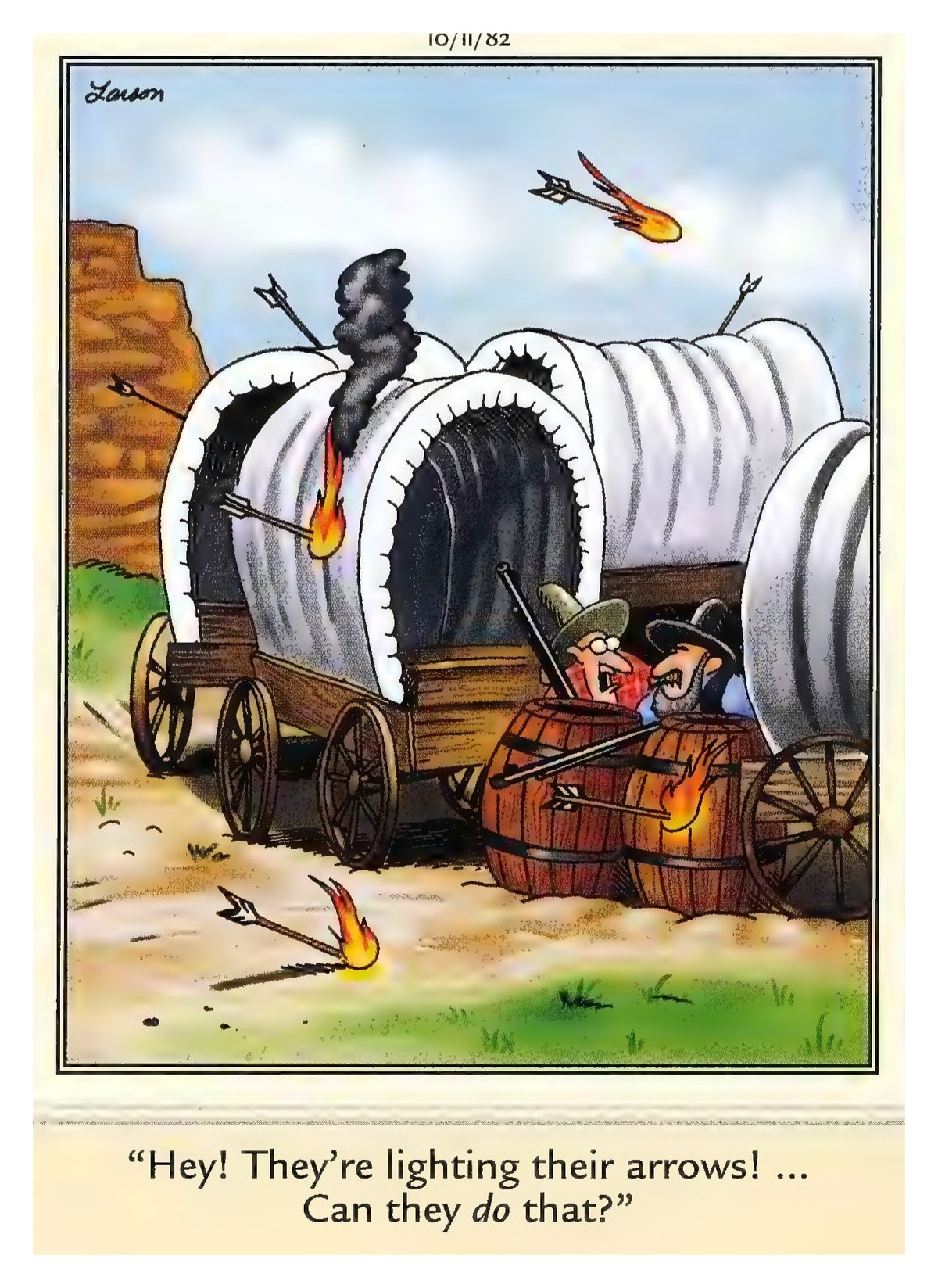 The Far Side comic for Sunday, October 18th, 2026